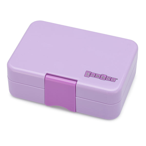 Yumbox Mini Snack Lila Purple 3 Compartment Lunch Box - Mighty Rabbit