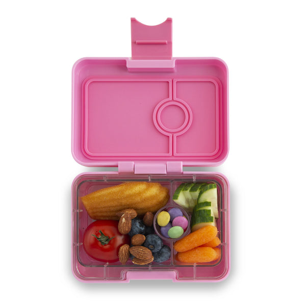 Yumbox Mini Snack Stardust Pink 3 Compartment Lunch Box - Mighty Rabbit