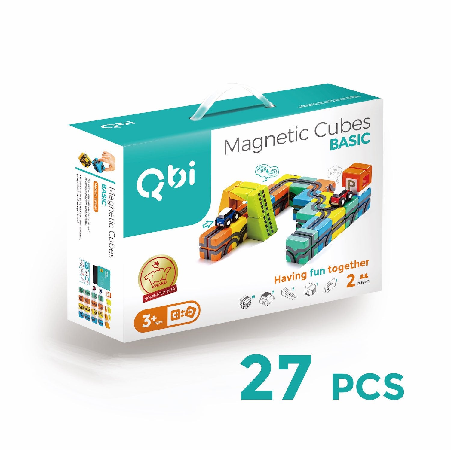 QbiToy Magnetic Cubes - Basic Pack - STEM Toys