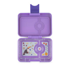 Yumbox Mini Snack Nevis Blue 3 Compartment Lunch Box - Mighty Rabbit