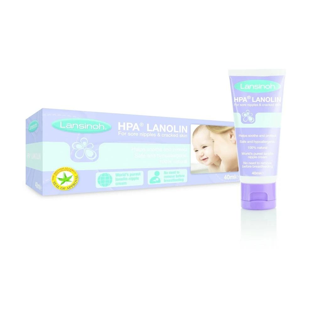 Lansinoh HPA Lanolin Nipple Cream 40g, Hypoallergenic 100% Natural