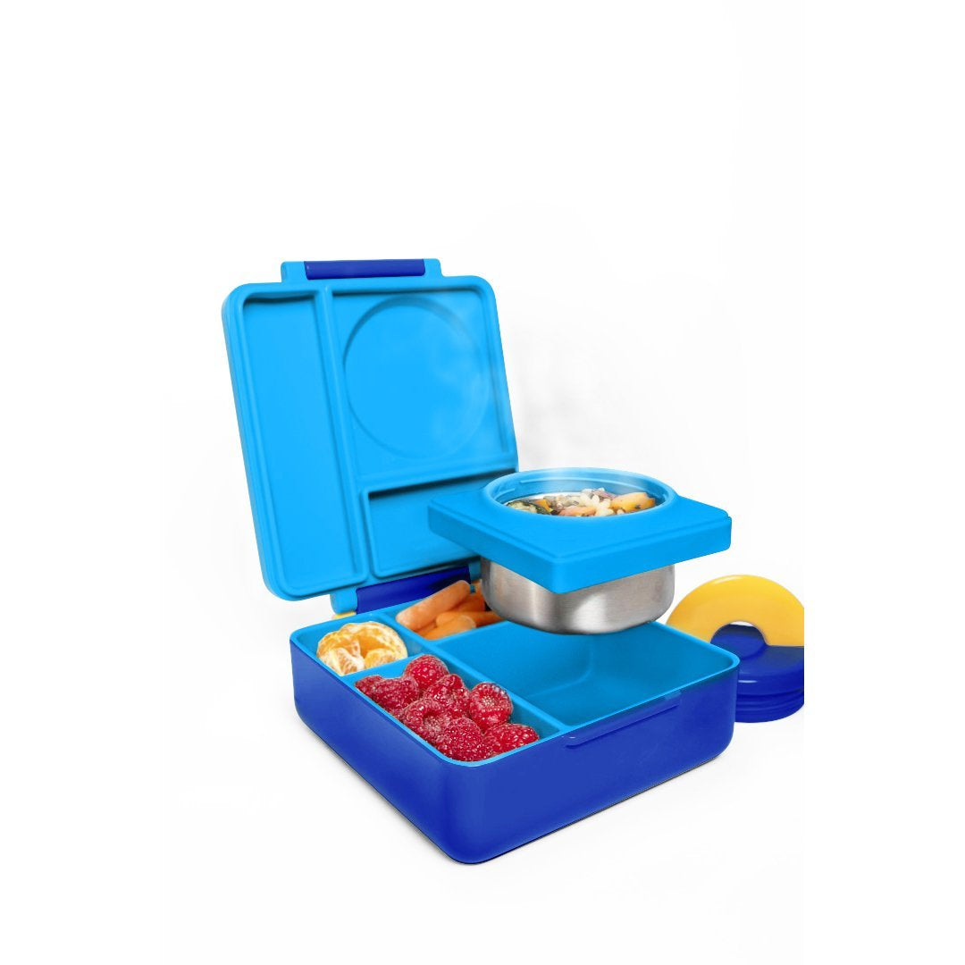 OmieBox B9000 Bento Lunch Box for Kids - Blue Sky for sale online