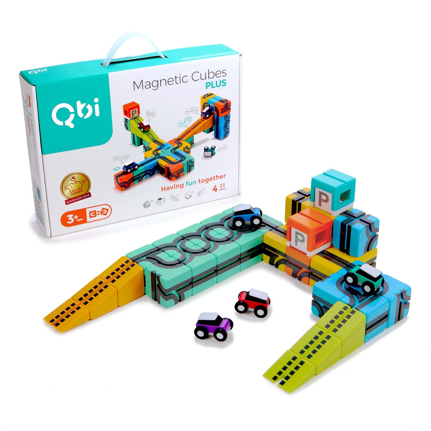 QbiToy Magnetic Cubes - Plus Pack - STEM Toys