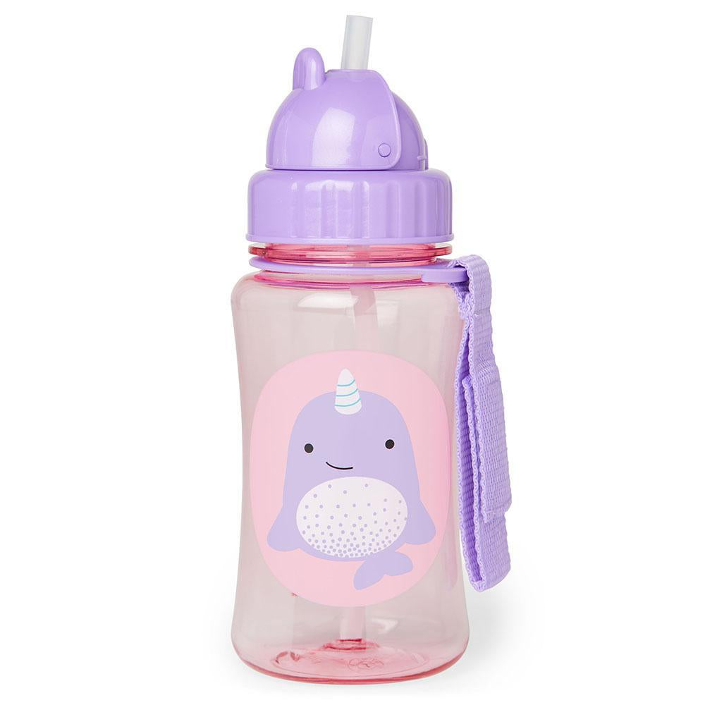 Skip Hop Zoo Straw Bottle - Narwhal - Mighty Rabbit