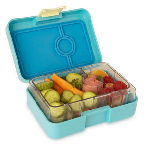 Yumbox Mini Snack Saffron Orange 3 Compartment Lunch Box - Mighty Rabbit