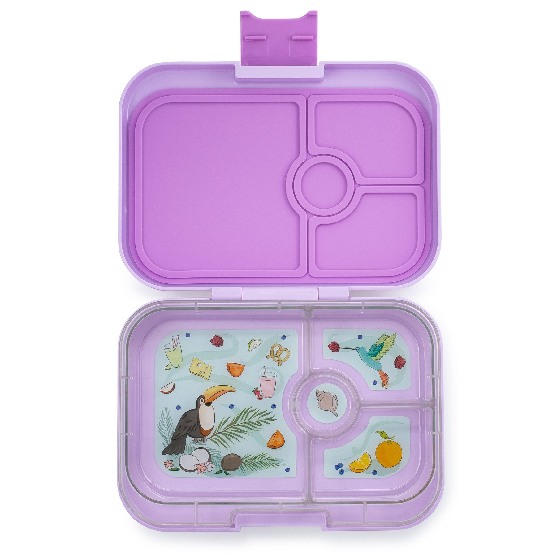 Yumbox Panino Lila Purple 4 Compartment Lunch Box - Mighty Rabbit